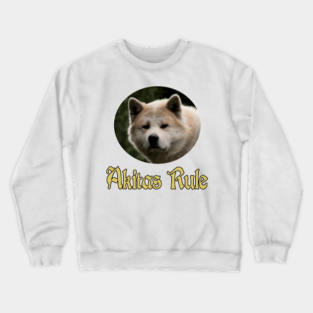 Akitas Rule Crewneck Sweatshirt by Naves